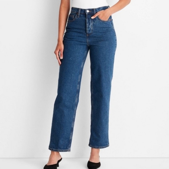 Universal Thread Highest Straight Ankle Jeans - Blue Size 10 - Picture 1 of 14